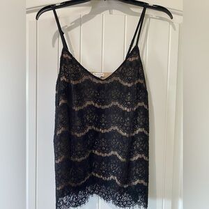 love, Fire Black Lace Camisole